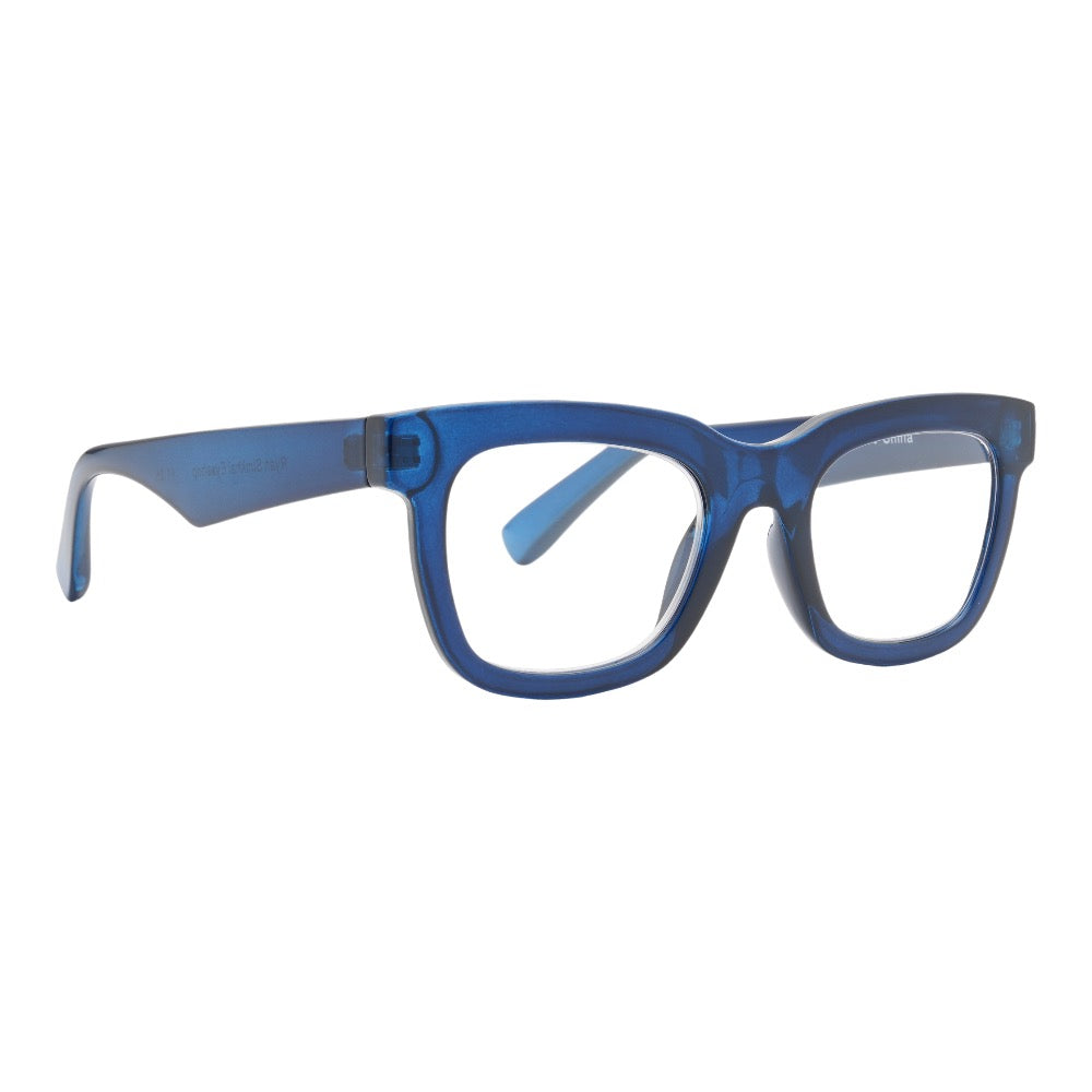 STELLA | Transparent Blue | Blue Light – Ryan Simkhai Eyeshop