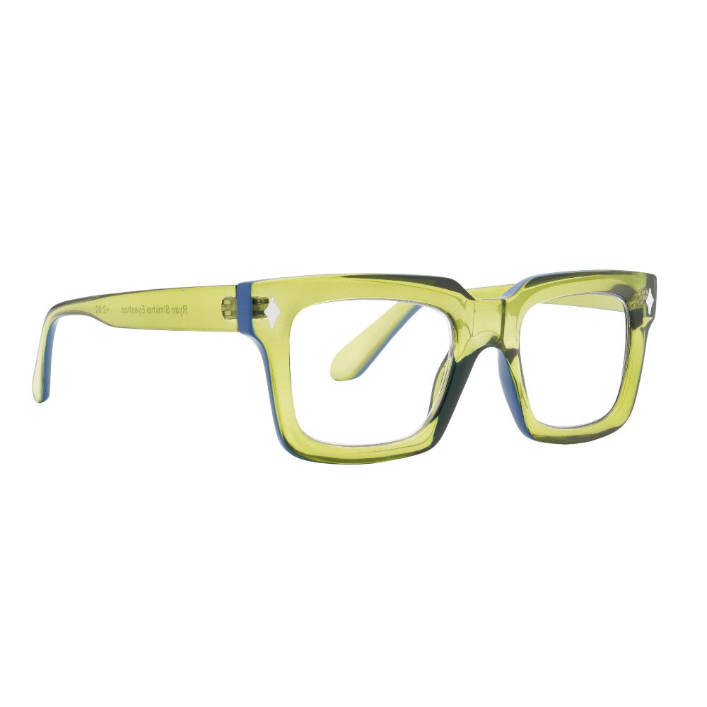 MAREN | Matcha Green | Blue Light – Ryan Simkhai Eyeshop