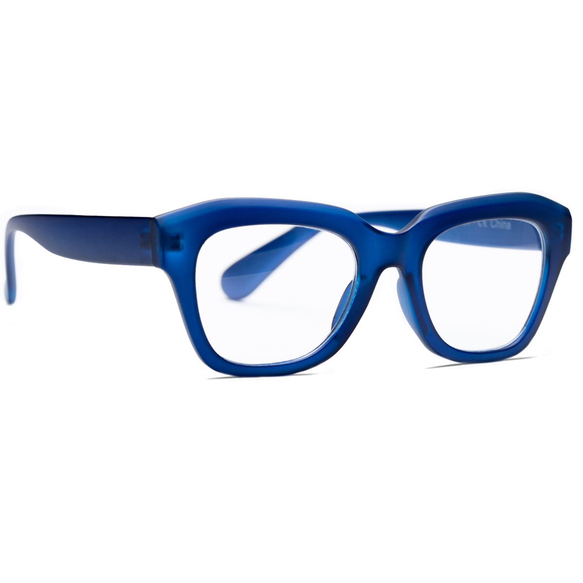 PRIMARY PK109-MATTEBLUE-48 Eyeglasses Eye Glasses MatteBlue MatteBlue Authentic Grace Square Matte Blue Glasses for Women | Eyebuydirect main image 2