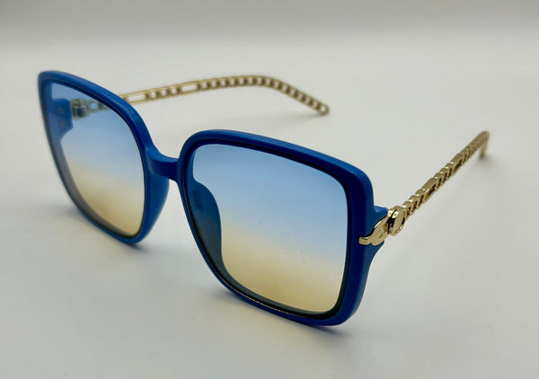 STAR | Blue Gold Frames | Gradient Lens