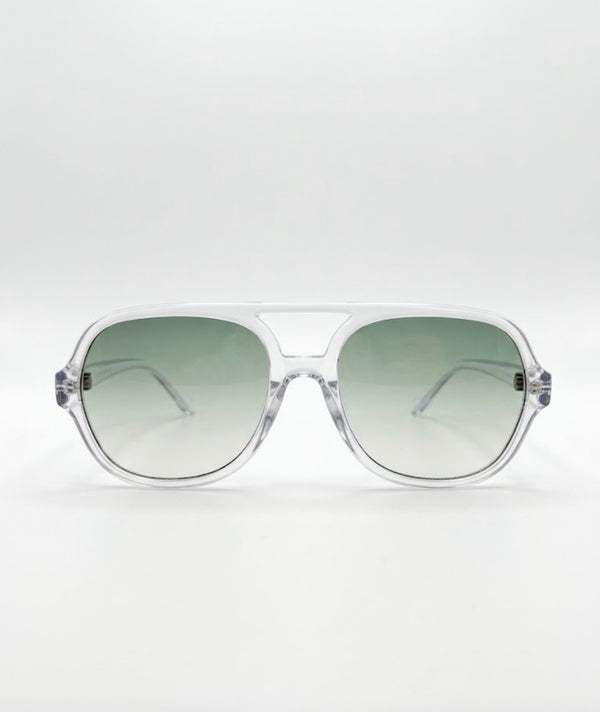 ARANA | Clear | Light Green Lens
