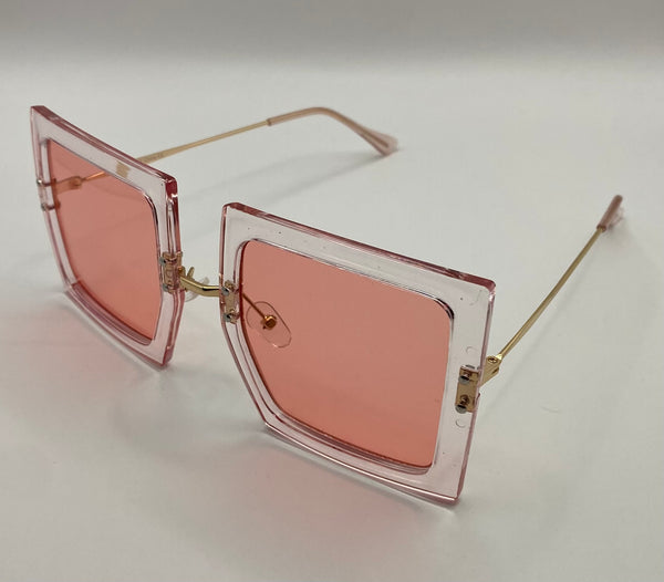 BAILEY | Transparent Pink | Pink Lens