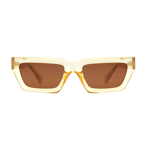 IVY | Transparent Yellow | Brown Lens