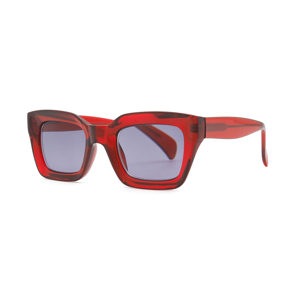 RUBY | Transparent Red | Tinted Readers – Ryan Simkhai Eyeshop