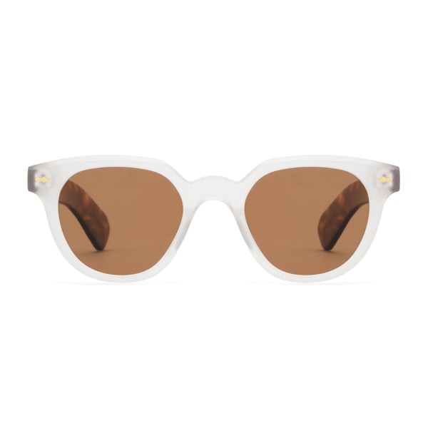 PEYTON | Clear Tortoise  | Brown Lens