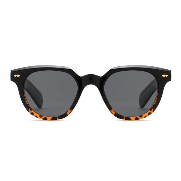 PEYTON | Black Tortoise | Smoky Lens
