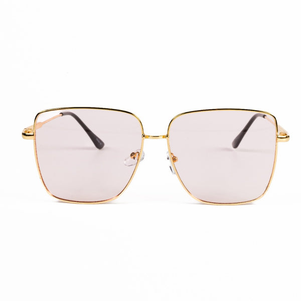 NORA | Gold | Pink Lens