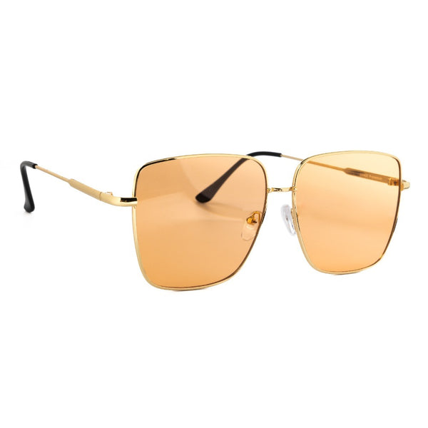 NORA | Gold | Orange Lens