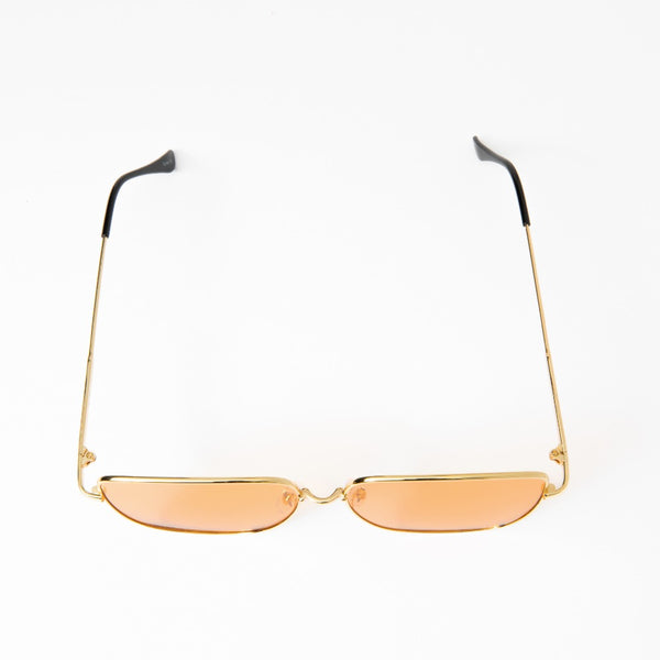 NORA | Gold | Orange Lens