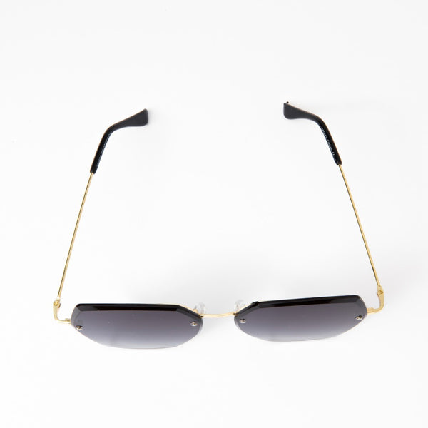 CICELY | Gold | Gradient Smoky Lens