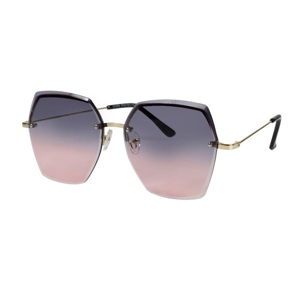 CICELY | Gold | Smoky Pink Lens