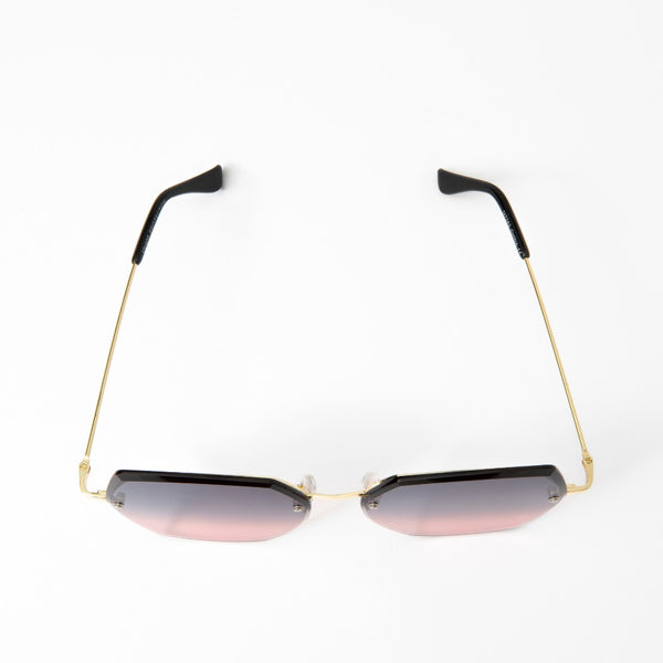 CICELY | Gold | Smoky Pink Lens
