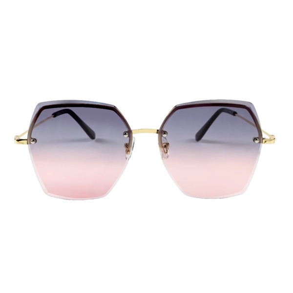 CICELY | Gold | Smoky Pink Lens