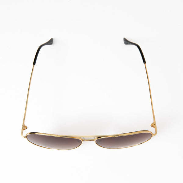 PIPPER | Gold | Gradient Brown Lens