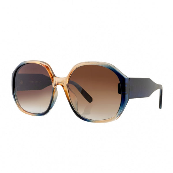 JOSIE | Blue/Nude | Gradient Brown Lens
