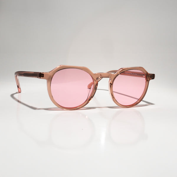 TRISH | Transparent Pink | Pink Lens | Optical Frame