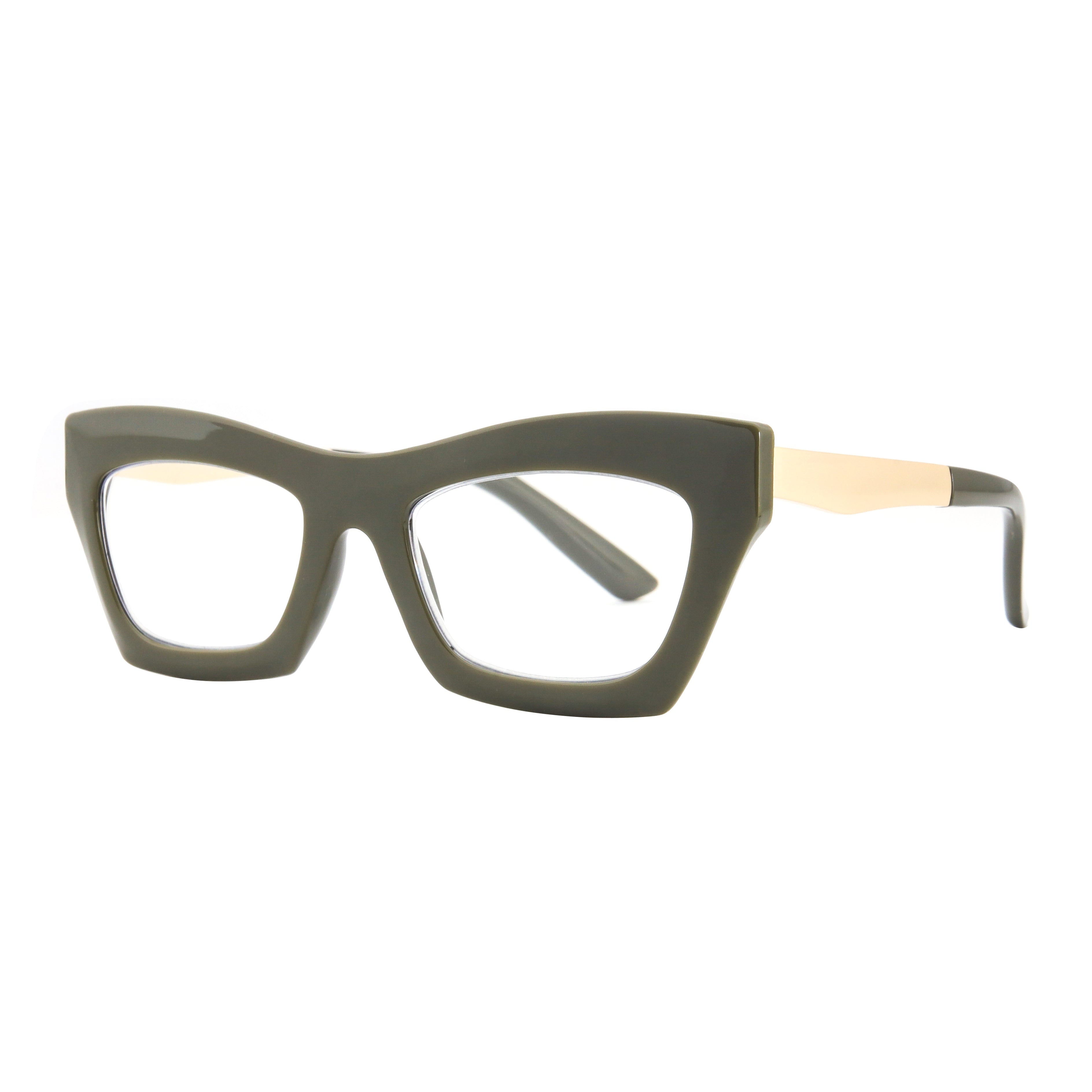 ALEXA | Hunter Green | Gold | Blue Light – Ryan Simkhai Eyeshop