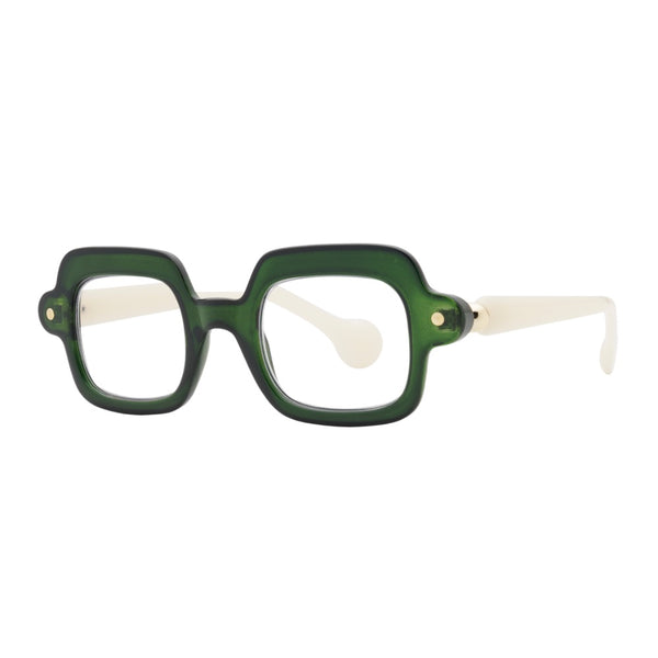 MEL | Dark Green | Ivory | Blue Light