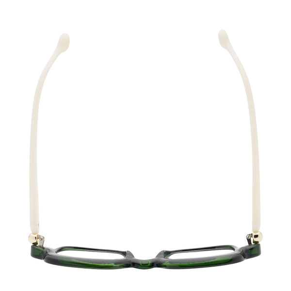 MEL | Dark Green | Ivory | Blue Light