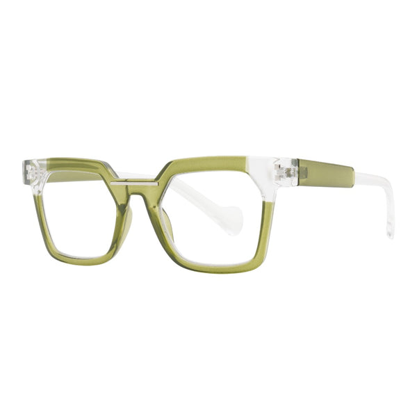 JACE | Matcha Green | Clear | Blue Light