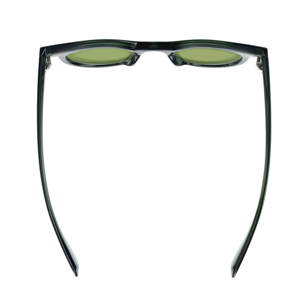 MILO |Transparent Green| Green Lens | Polarized Sunglasses