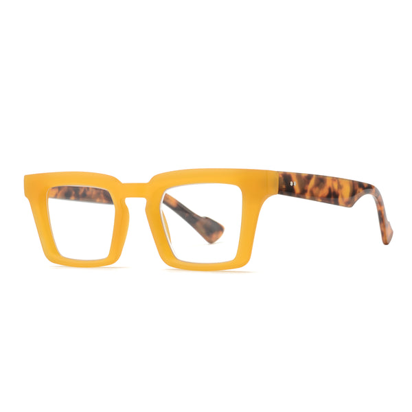 BLAKE | Matte Yellow | Tortoise |  Blue Light