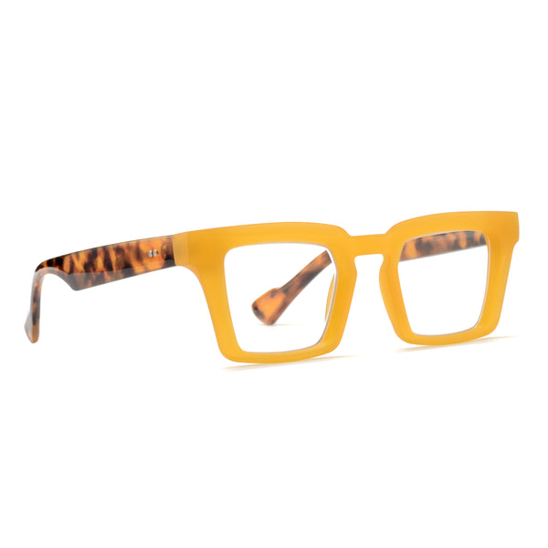 BLAKE | Matte Yellow | Tortoise |  Blue Light