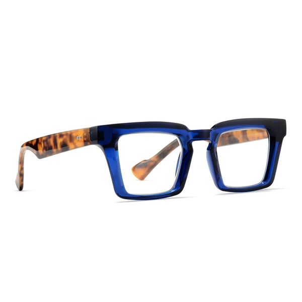 BLAKE | Navy Blue | Tortoise |  Blue Light