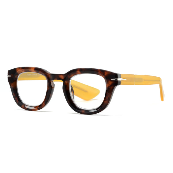 DARCY | Tortoise | Yellow Temples | Blue Light