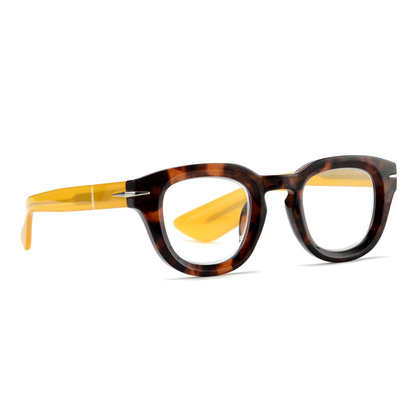 DARCY | Tortoise | Yellow Temples | Blue Light