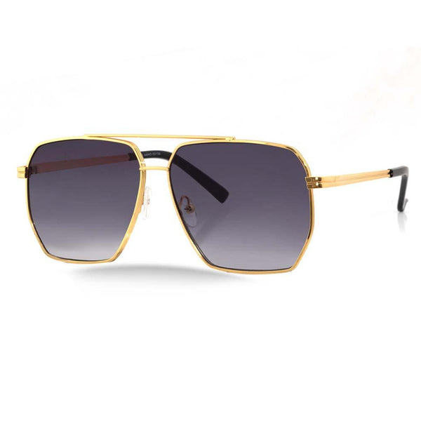 BLAKE | Gold Metal | Smokey Gradient Lens