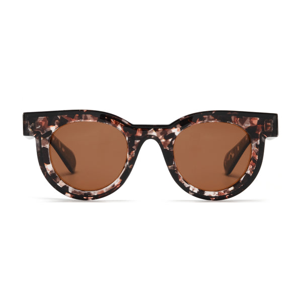 MILO | Crackled Brown / Brown Lens | Polarized Sunglasses